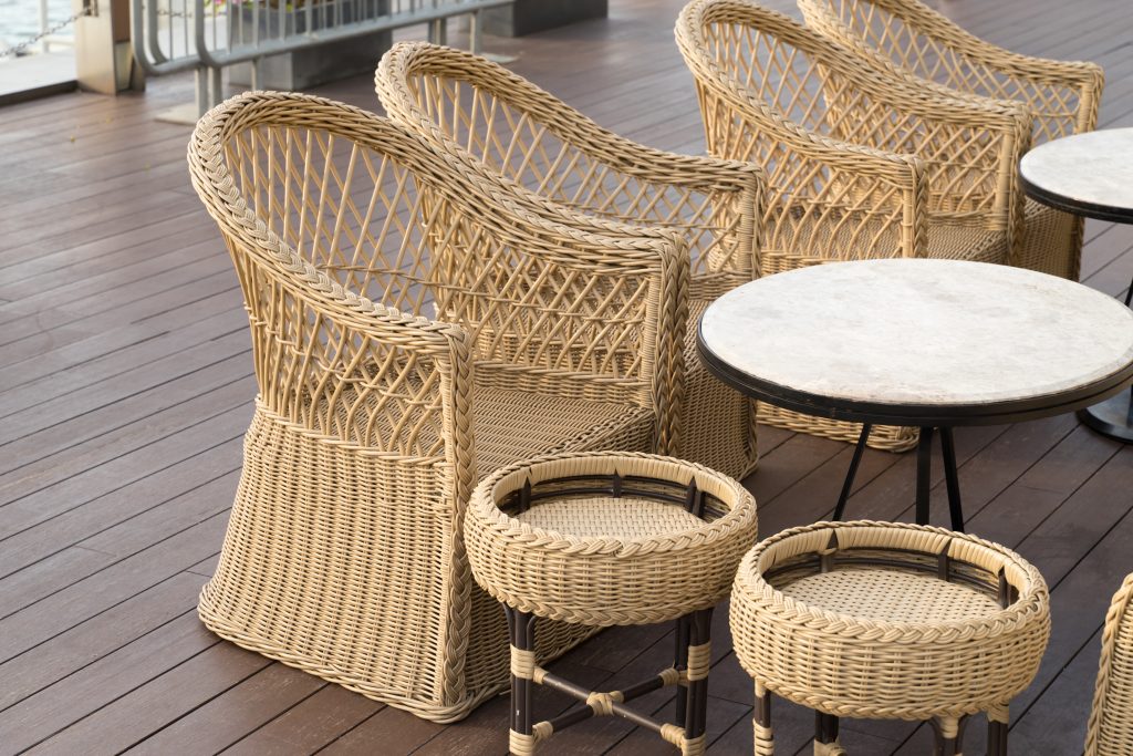 A Set Of Luxury Wicker Chairs