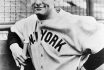 Lou Gehrig Leans Against Wall