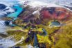 Volcanic Crater In The Highlands Of Iceland Aerial