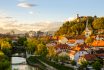 Panorama Of Ljubljana, Slovenia, Europe.