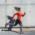Woman Running Outdoors In The City