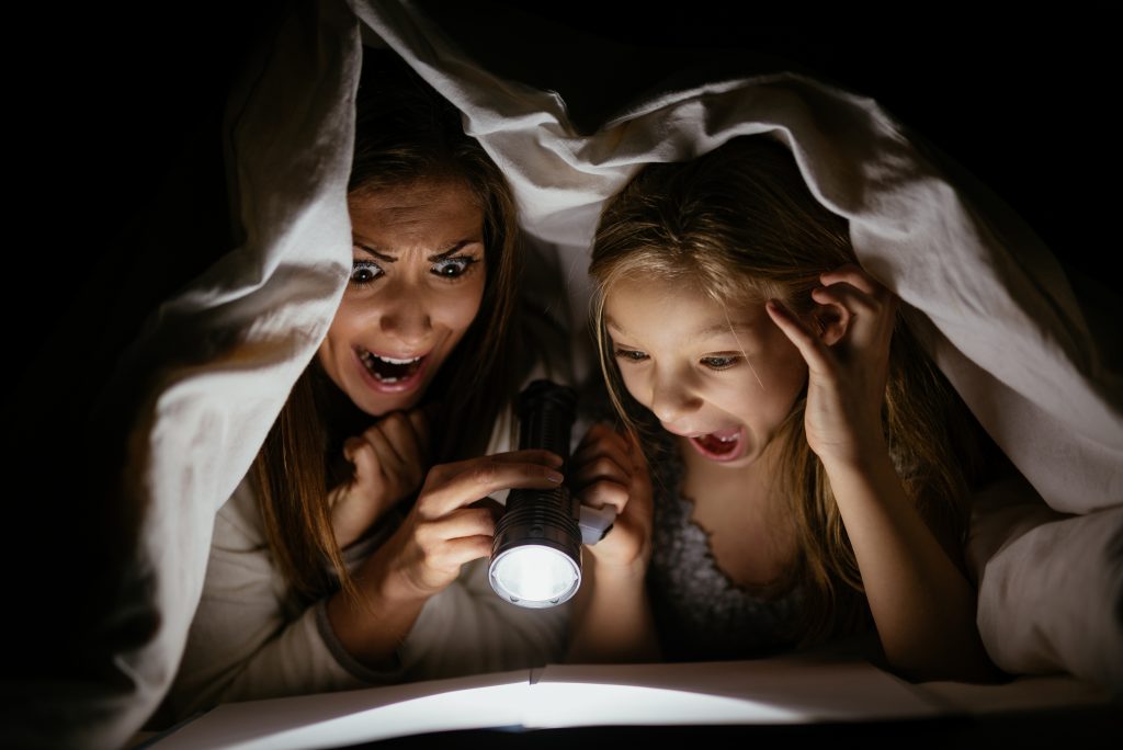 Mother And Daughter Reading