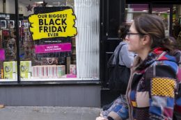 Black Friday Advertising In Shrewsbury Town Centre