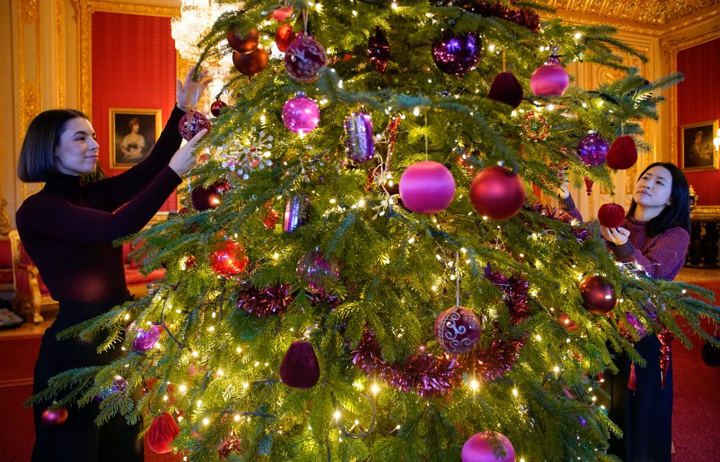 Christmas Decorations At Windsor Castle