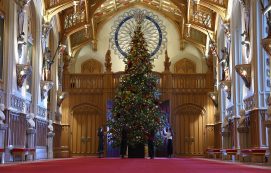 Windsor Castle Is Dressed For Christmas