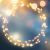 Defocused Light Background With Circular Light Garland And Copy Space For Your Text