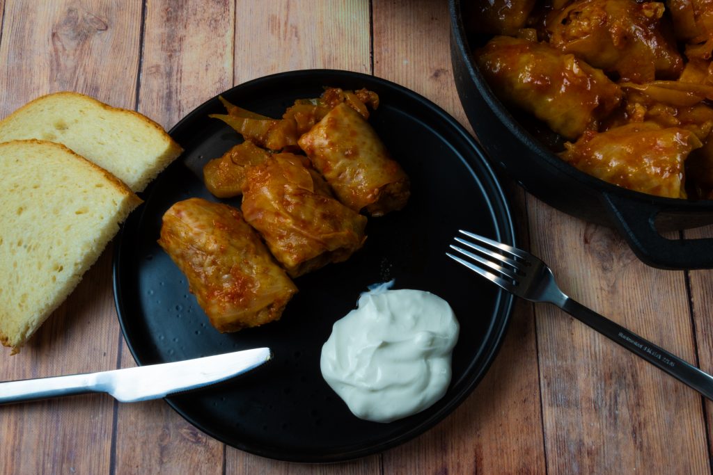 Hungarian Stuffed Cabbage Roll