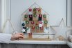 Step By Step Instruction Of Making Handmade Christmas Advent Calendar. Creative Craft Homemade Decor. New Year Celebration. Winter