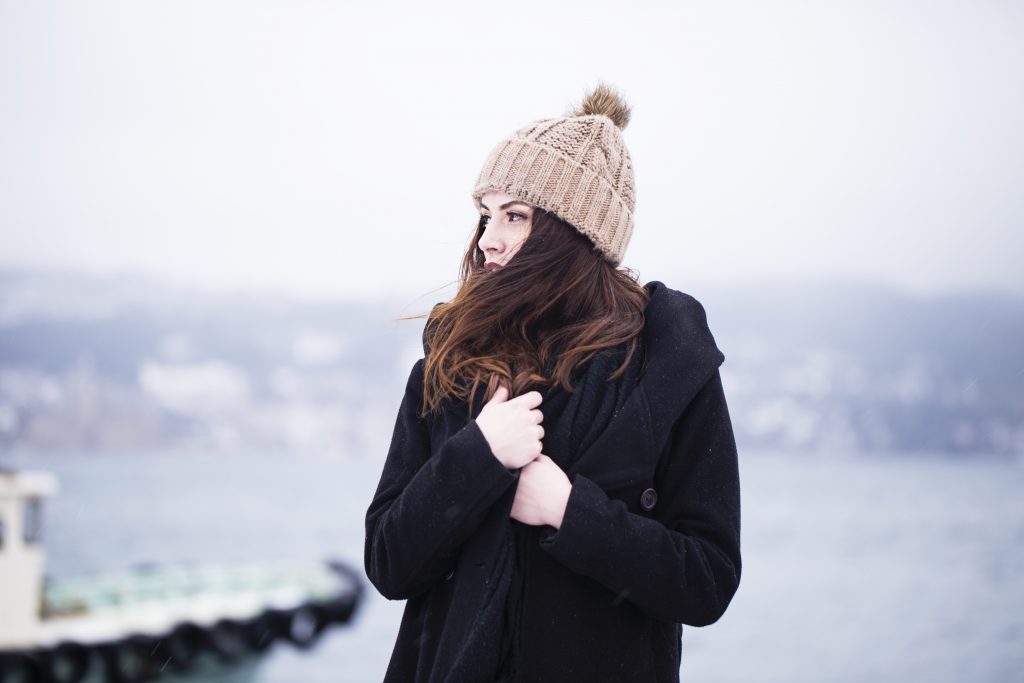 Beautiful Woman In Winter Clothing