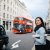 Young Woman Walking On The Streets Of London