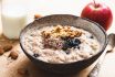 Breakfast Porridge Oats With Seeds And Raisins