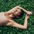 Young Beautiful Woman With Tropical Plants