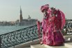 Couple Of Masks On Bridge At Carnival In Venice (xxxl)