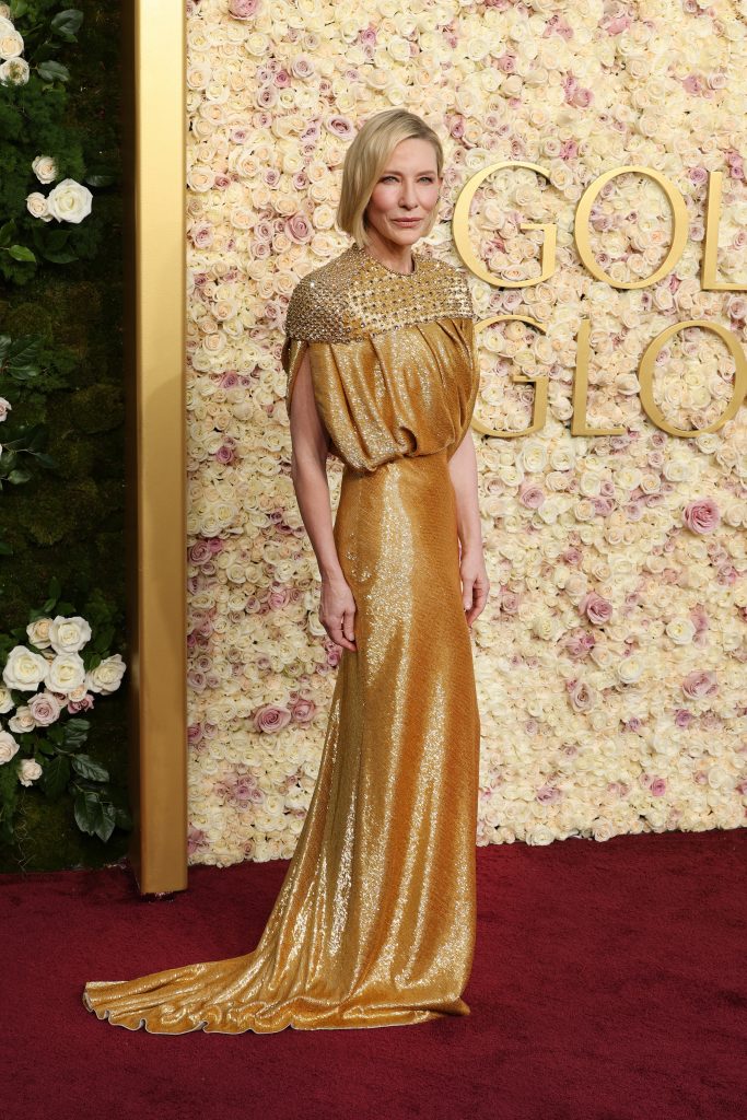 Cate Blanchett a tőle megszokott rideg ragyogással lépett be a vörös szőnyegre, 
fotó: Gettyimages