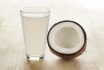 Coconut With A Glass Of Coconut Water