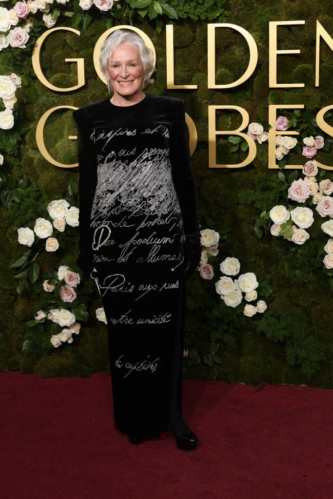 Glenn Close fekete ruhában érkezett, fotó: Gettyimages