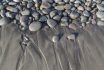 Playa El Tunco Pebble And Sand Contrasting Abstract Background Texture