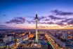 Berlin Skyline Panorama With Famous Tv Tower At Alexanderplatz. Germany