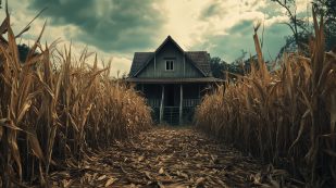 Powerful Fox 65993 A Field Of Dry Sugar Cane Leaves House In Th Ca5ac6fb Eea3 45c6 B70d 30604e2d80a4