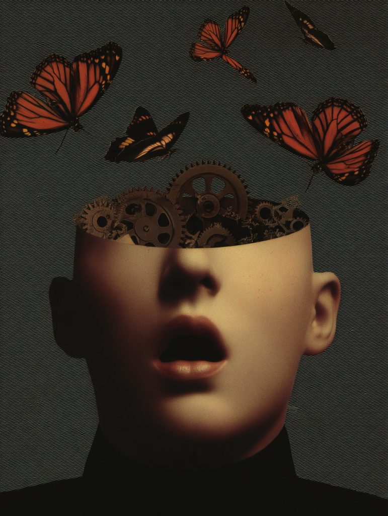 Ezekben a munkakörökben dolgoznak a pszichopaták 1 Gekoo7 Surreal Collage Of A Head Cut Open To Reveal Clock Gears B6b8b80b B41c 45ba 9316 Fed39b15b6d8