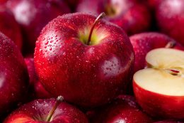 Robd2445 Photo Of Lush Red Apples Close Up. One Of Them Is Slic 12b93d2a Df72 445c Abb3 Ee1a90c966e1