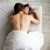 Passionate Sensual Young Couple Having Sex On Bed, Top View