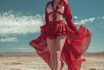Enjoy230516 Red Skirt Short Skirt Model Desert Ar 34 V 7 C2428138 9efe 418b Bacb C5a12f65e11f