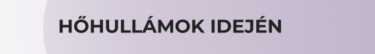 Hőhullámok idején