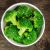 Cooked Green Broccoli With Sea Salt And Copyspace