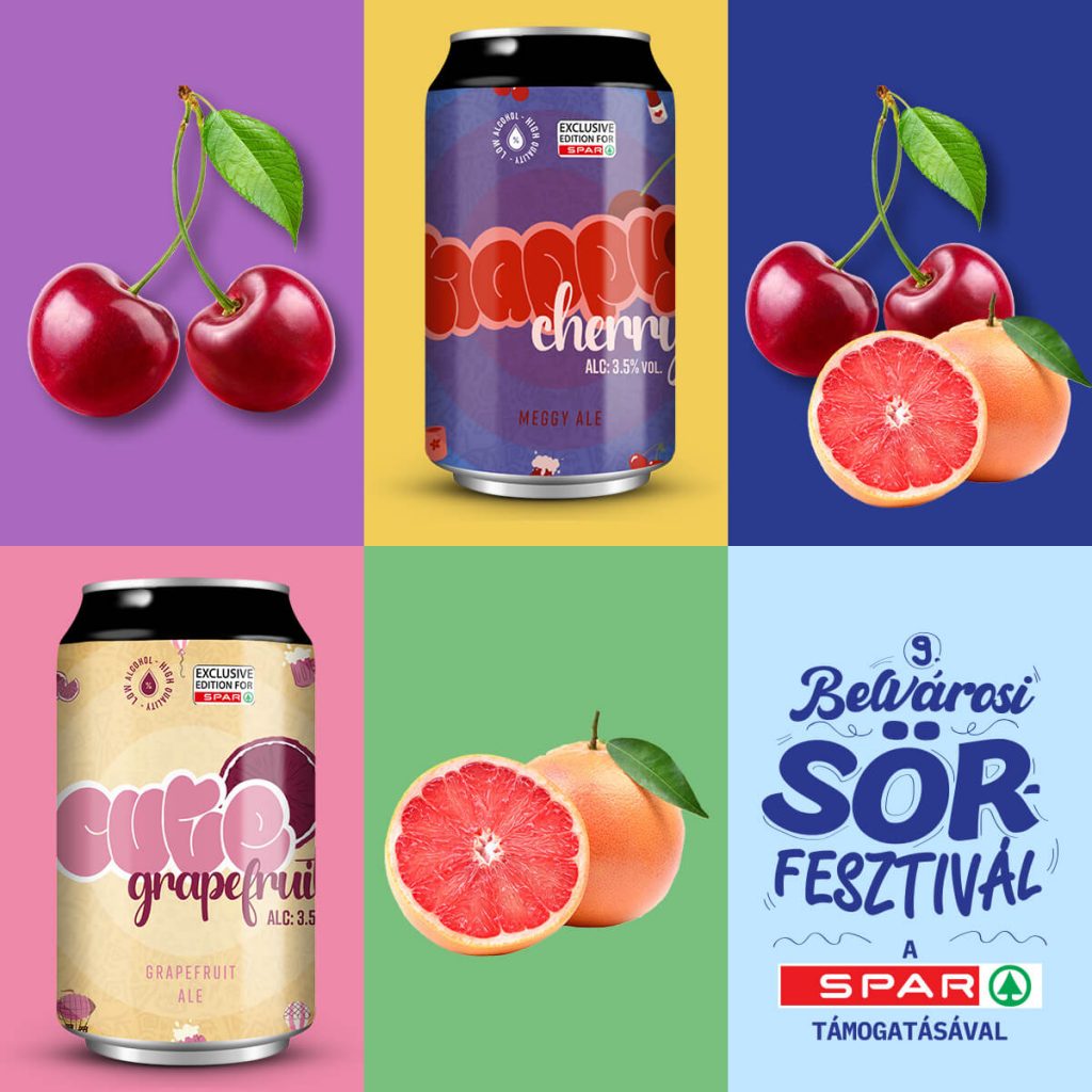 Sörünnep a Szabadság téren – újra itt a Belvárosi Sörfesztivál! (X) 2 Happy Cherry és Cute Grapefruit
