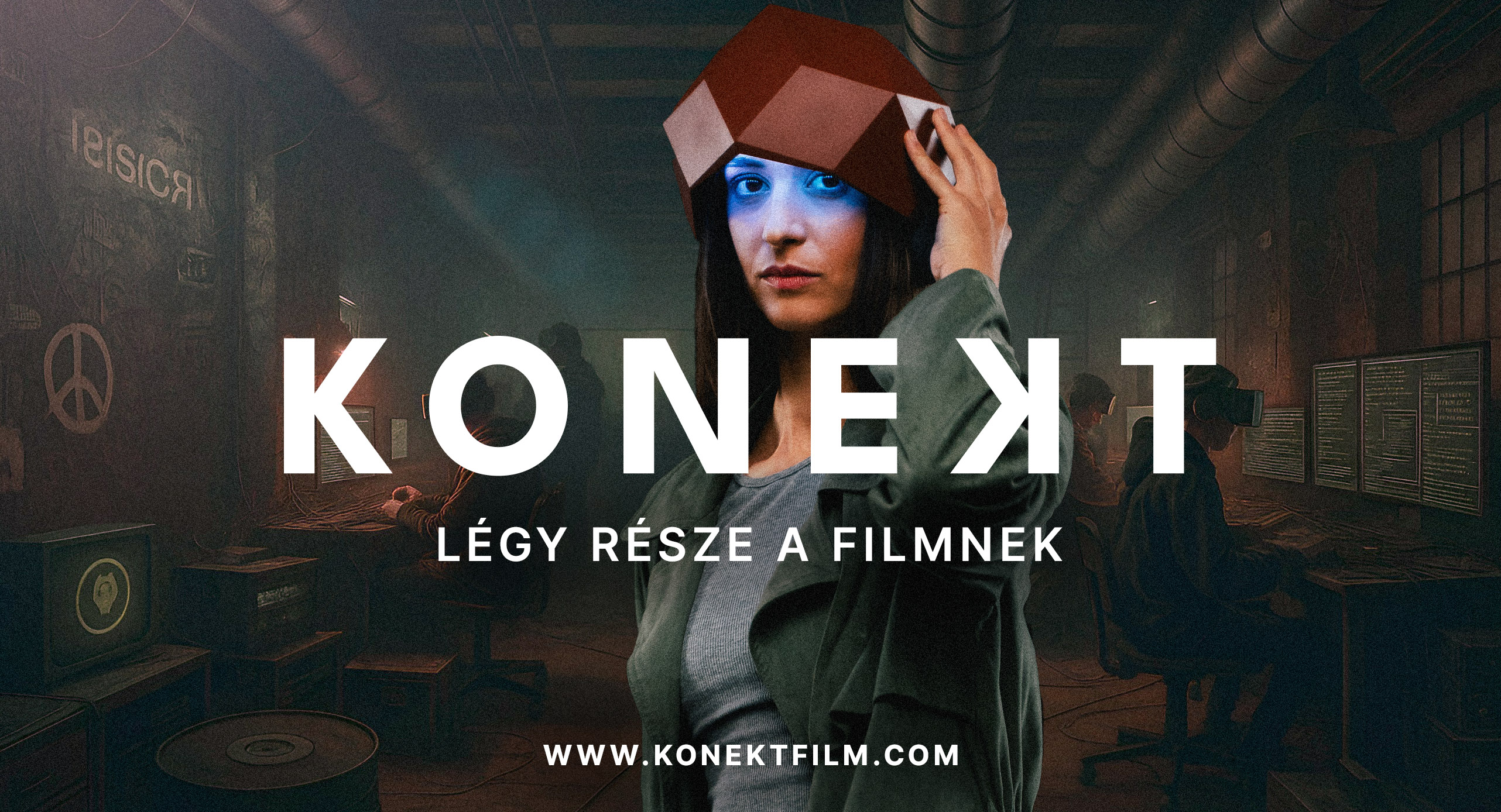 Shcmidt Sára új filmjének plakátján / Kép forrása: Konektfilm.com, Rueda Pictures