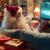 Santa Claus Watching Movies On Tv