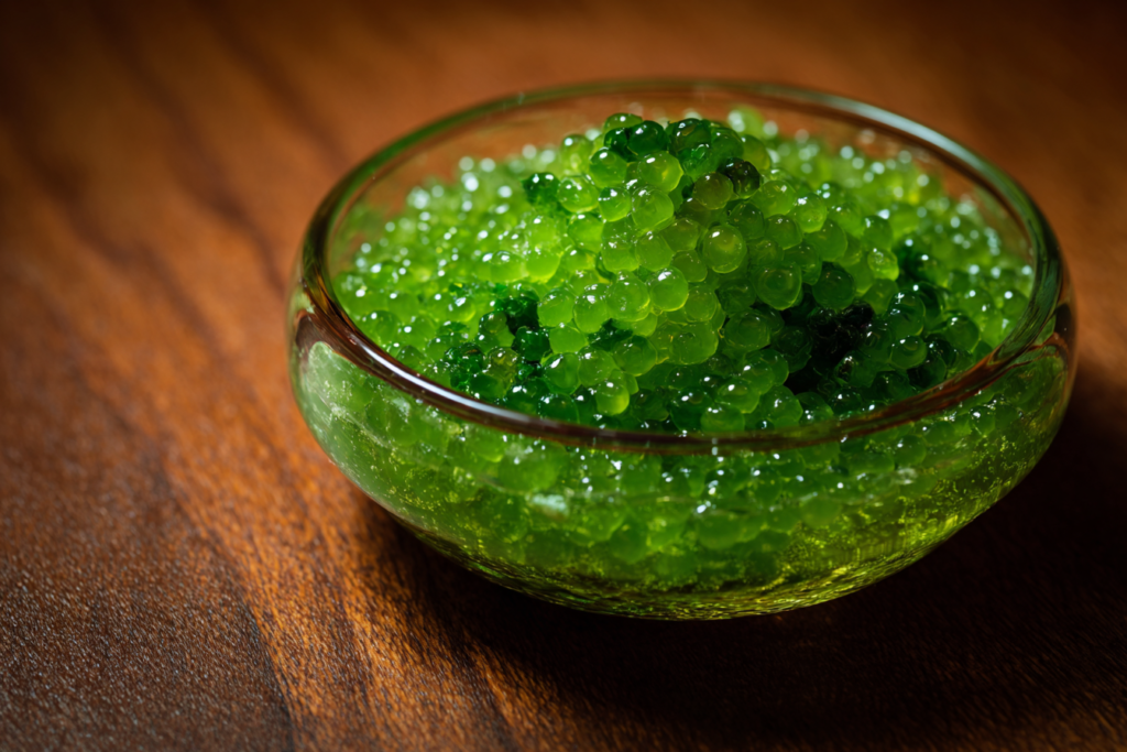 zöld kaviár