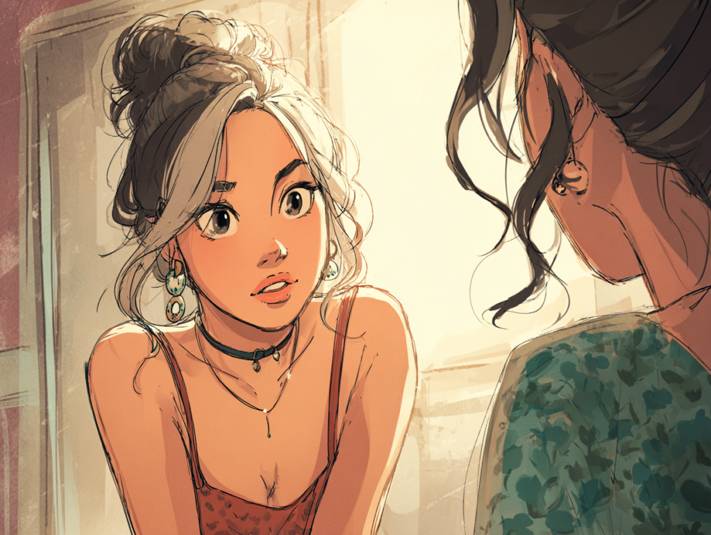 Beszélgetés barát háta mögött