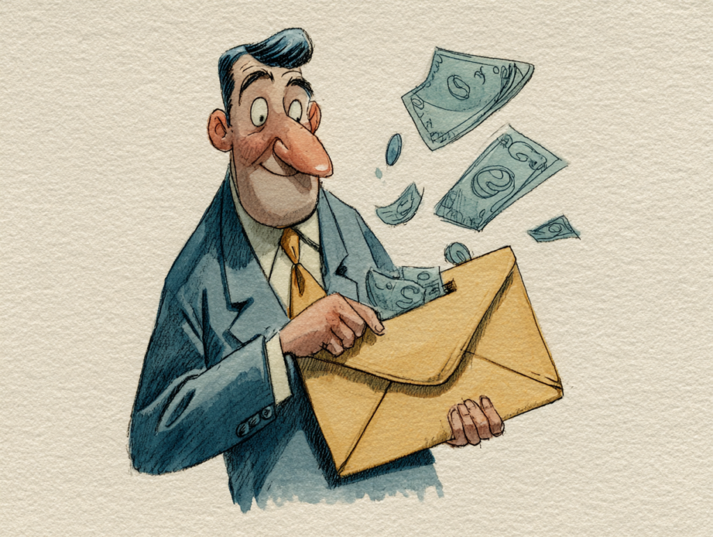 100 borítékos kihívás