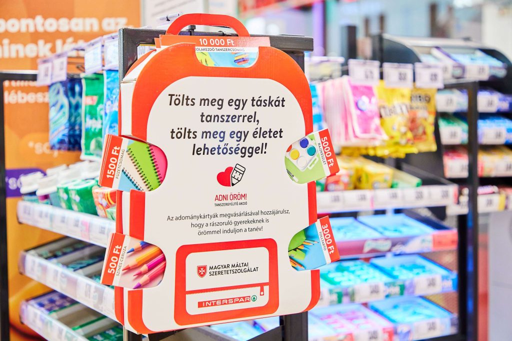 Spar tanszergyűjtő felhívás