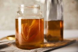 Kombucha fermentált ital