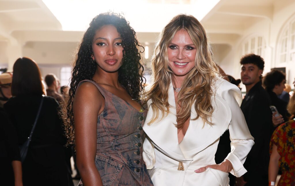 Heidi Klum és a lánya, Lou