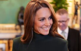 Katalin hercegné egy sötét garbóban